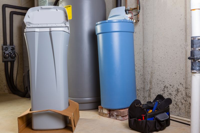 Water Softener in a Utility Closet